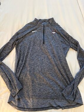 Nike Huskies navy Heather Quarter-Zip